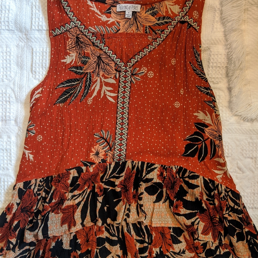 Boho tank top